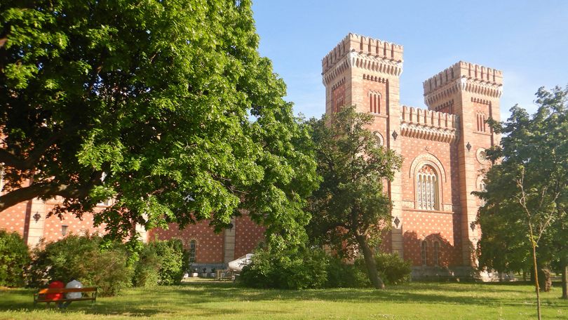 copyright: Stadt Wien Backsteingebäude mit Türmen