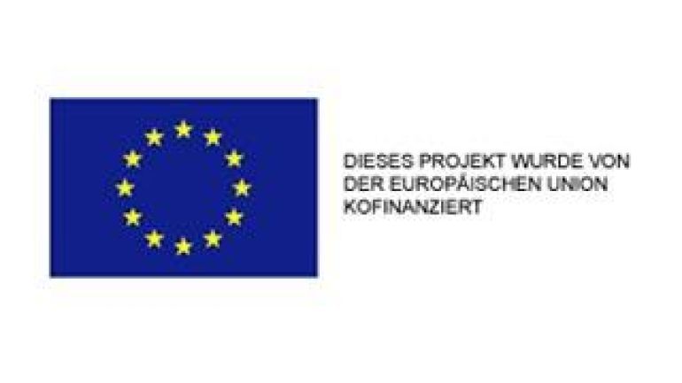 copyright: MA 49 Die EU-Fahne mit Schriftzug: Dieses Projekt wurde von der Europäischen Union kofinanziert.
