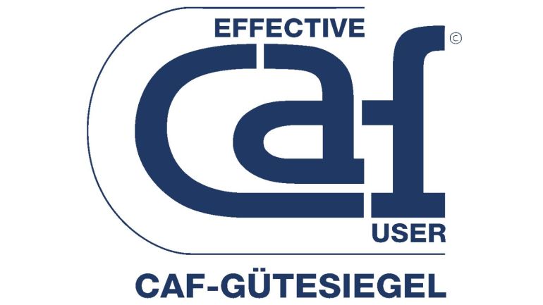 copyright: CAF Logo CAF-Gütesiegel
