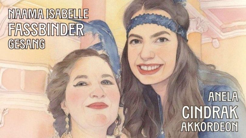 copyright: Naama Isabelle Fassbinder Charme et Chic - Zeichnung von 2 Frauen