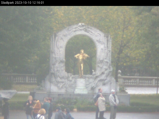 Webcam , Stadtpark-Strauss Denkmal