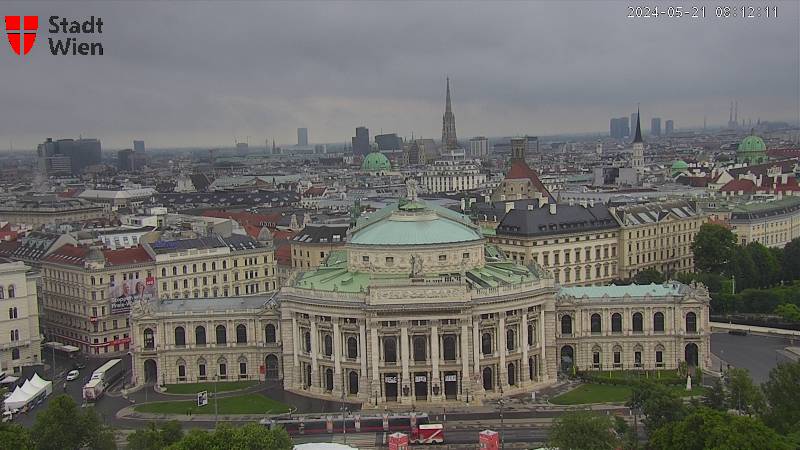 View from the tower of the Vienna City Hall