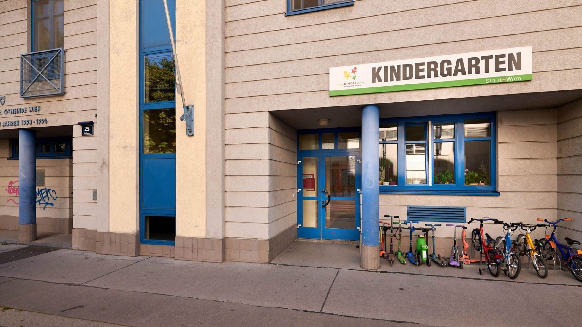copyright: MA10/Markus Wache Gebäude Kindergarten Mittelgasse 25