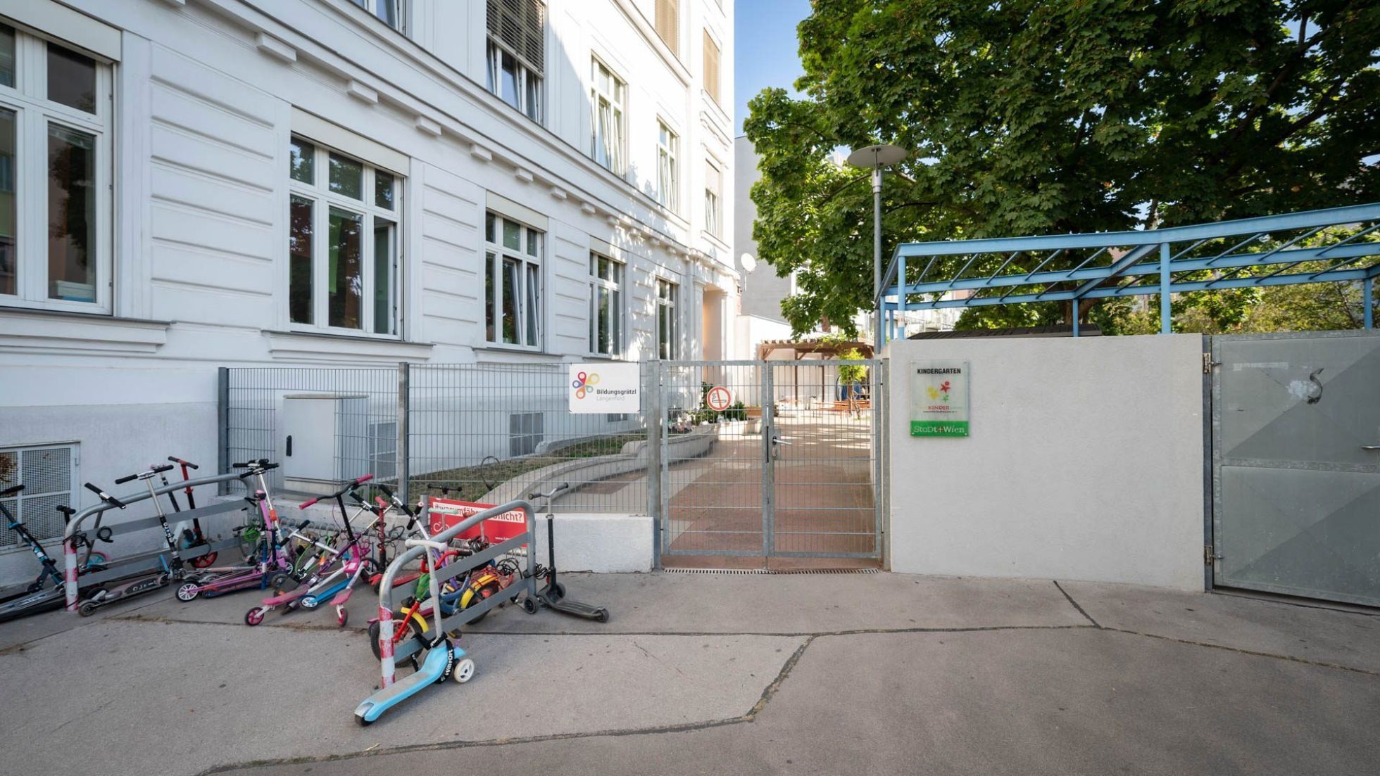 copyright: MA 10/ DAVID BOHMANN Gebäude Kindergarten Haebergasse 1