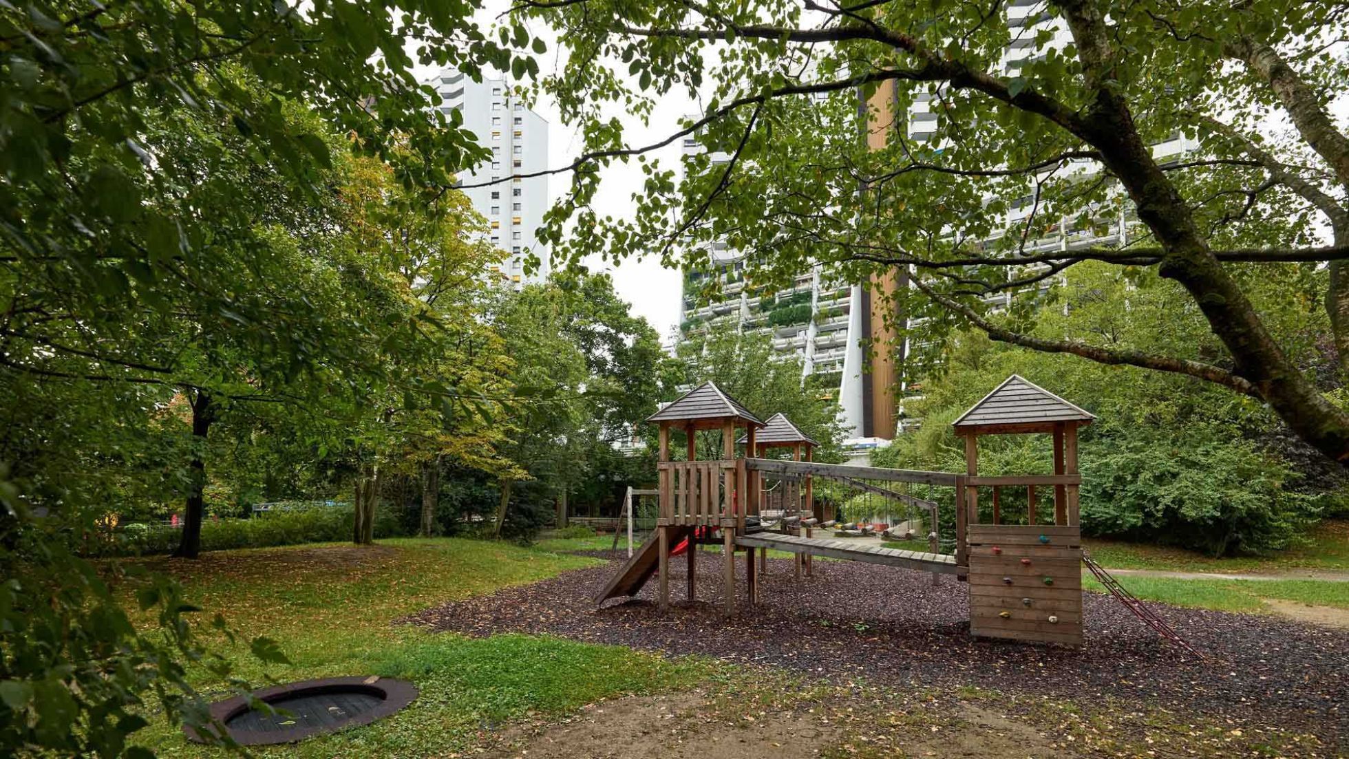 copyright: MA10/Markus Wache Außenbereich Kindergarten Anton-Baumgartner-Straße 44Alt Erlaa-III