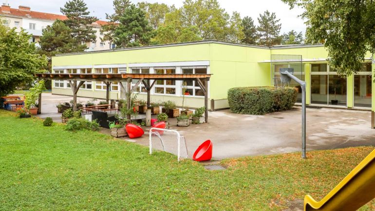 Außenansicht Kindergarten 1190 Labanweg 3