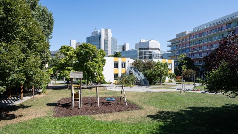 Außenbereich Kindergarten 1020 Engerthstraße 152a