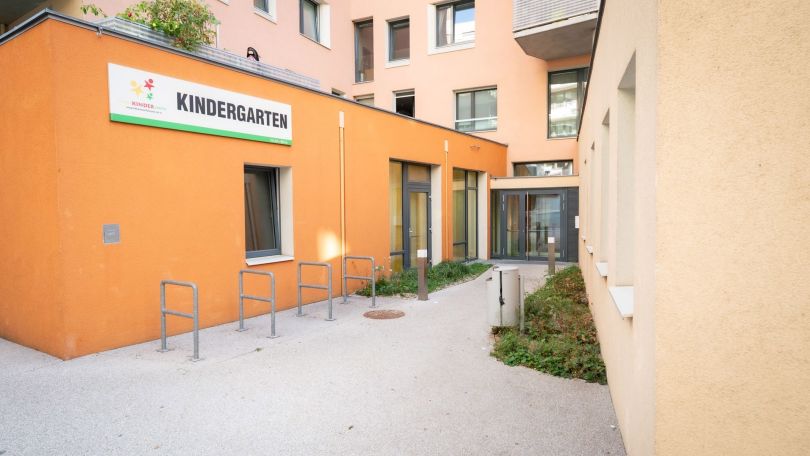 copyright: MA 10/ DAVID BOHMANN Gebäude Kindergarten Raxstraße 28