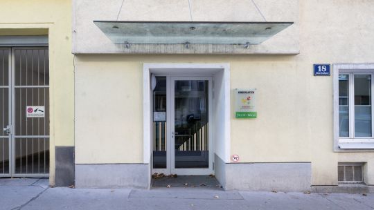 Aussenansicht Kindergarten 1040 Rainergasse 21