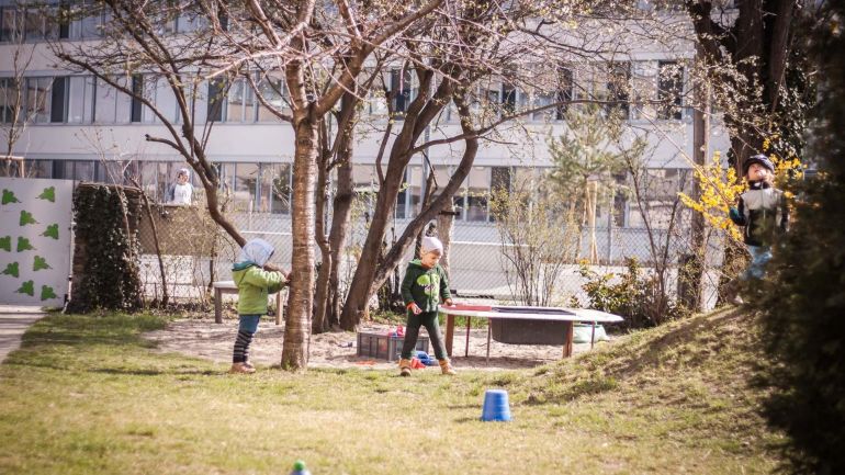 Außenbereich Kindergruppe 1220 Hirschstettner Straße 126