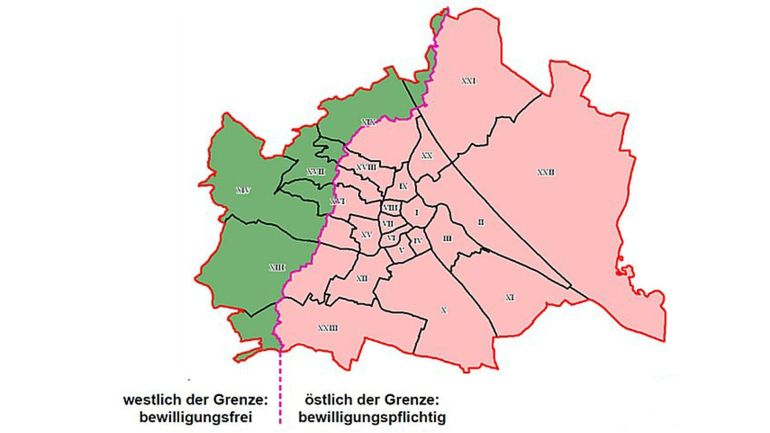 copyright: MA 20 Stadtplan mit eingezeichneter Grenze
