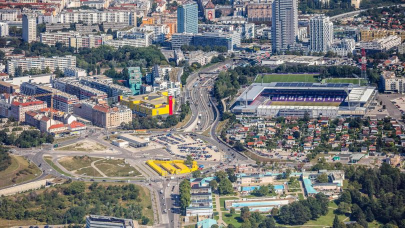 copyright: Stadt Wien / Christian Fürthner Schrägluftbild auf das Stadtgebiet Altes Landgut