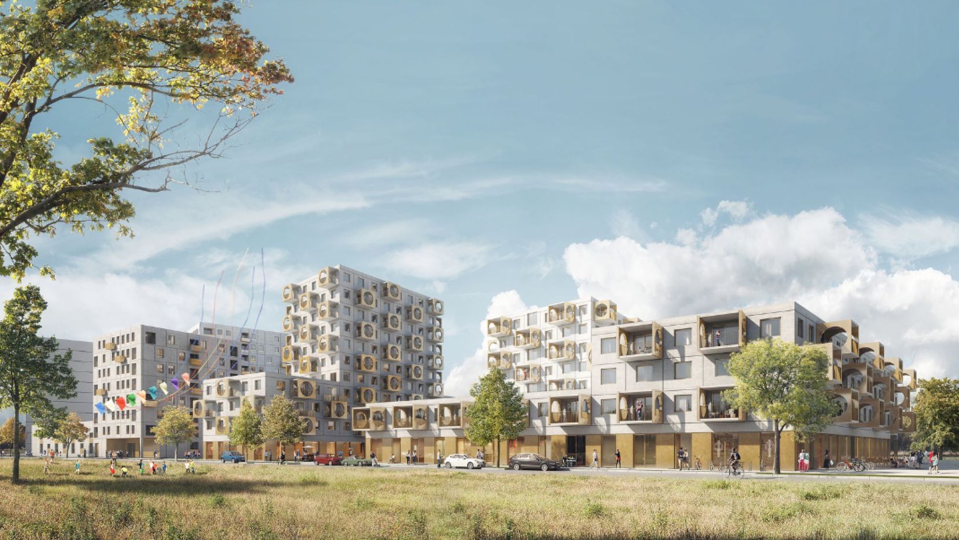 copyright: goya/ Franz&Sue/ expressiv Rendering Wohnprojekt "Das 3/4 terl - Gemeinsam im Takt"