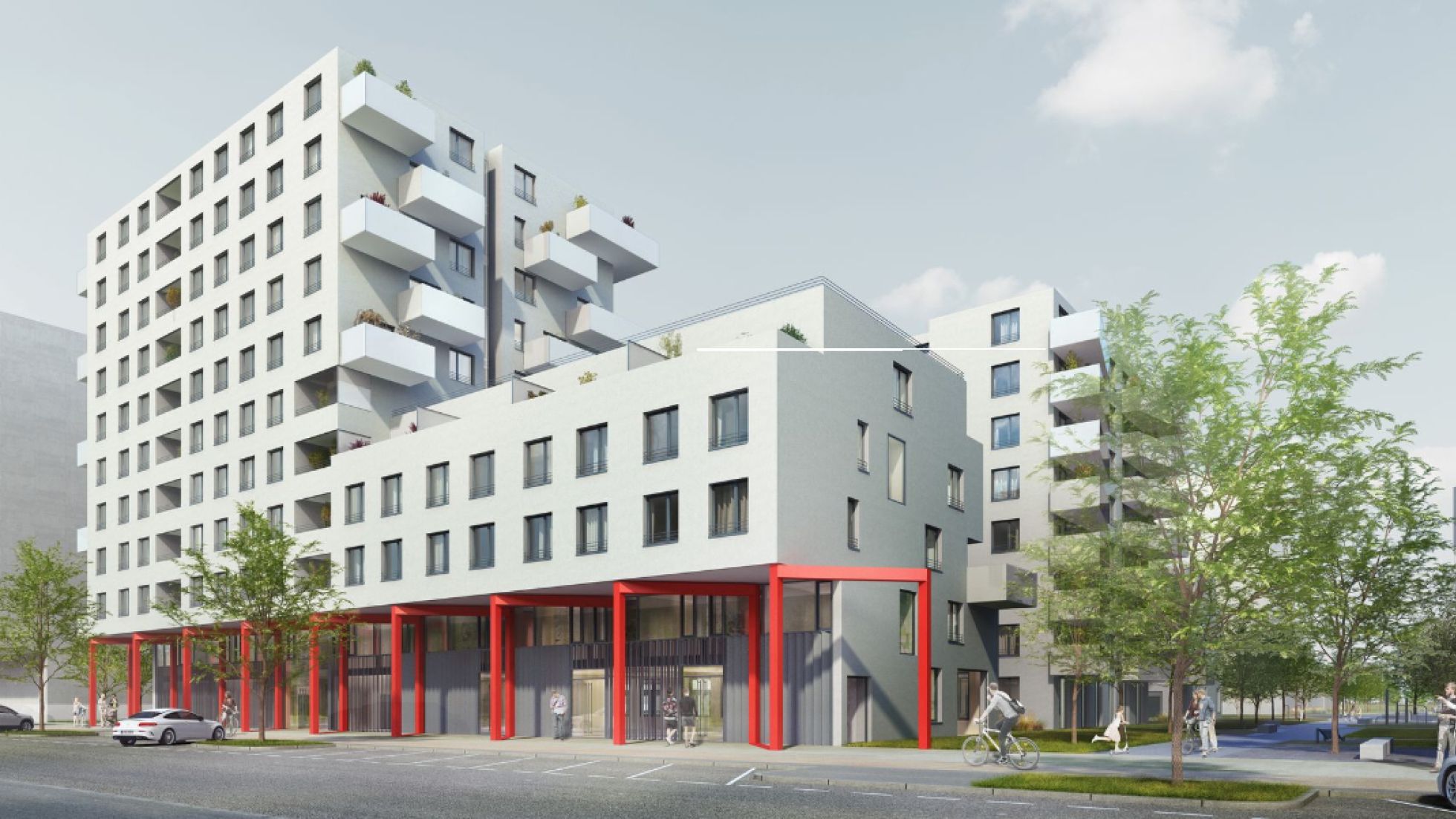 copyright: Schreiner/ Kastler Visualisierung Wohnprojekt "BE:WOHNEN"