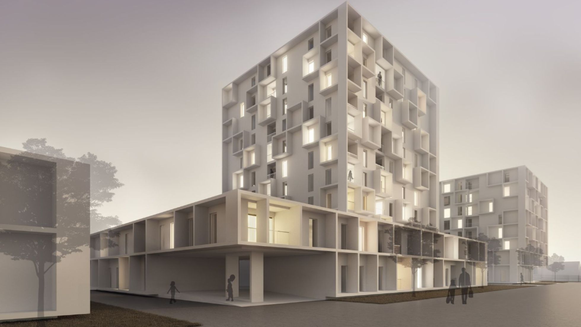 copyright: NERMA LINSBERGER ZTGMBH Rendering Wohnprojekt "CUUUBE"