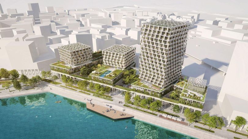 copyright: F+P Architekten 3 Moderne Wohngebäude beim Wasser