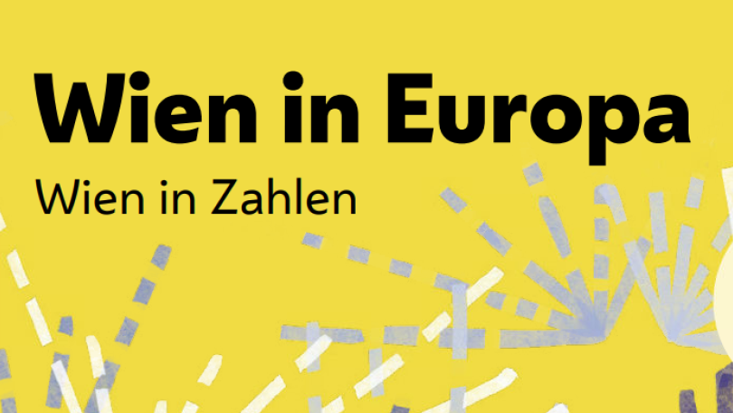 copyright: beuro bauer Cover der Broschüre "Wien in Europa - Wien in Zahlen"