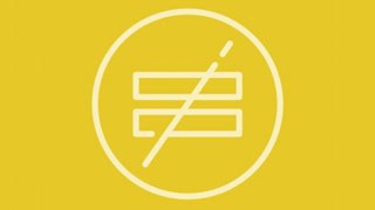 copyright: Stadt Wien - Strategische Gesundheitsversorgung Durchgestrichenes Gleichheitssymbol auf gelbem Hintergrund