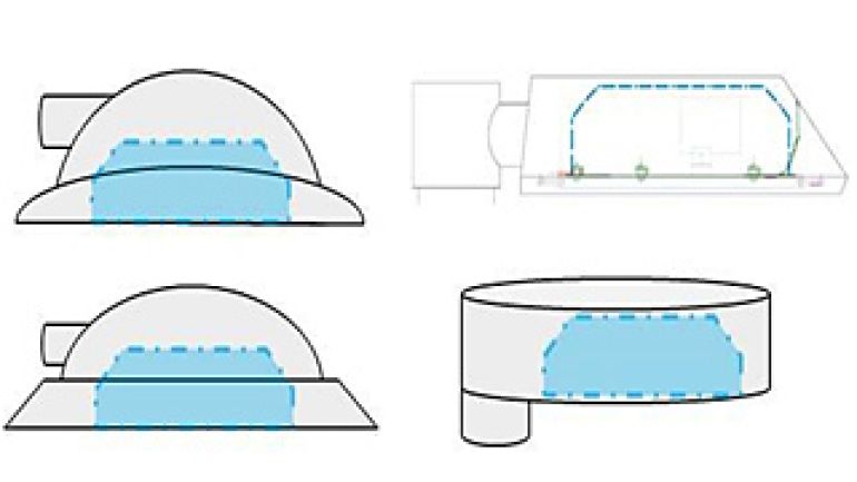 copyright: MA 33 Schnittstelle der Standardleuchte in verschiedenen Leuchten-Gehäusen eingebaut