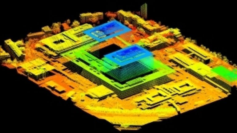 copyright: Stadtvermessung Wien ALS Punktwolke vom AKH