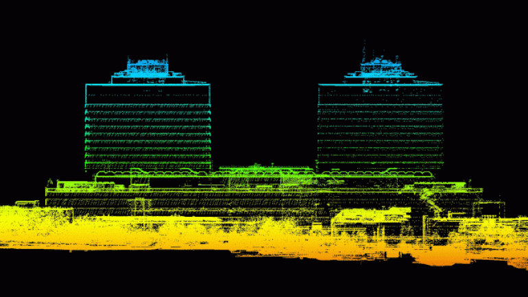 copyright: Stadtvermessung Wien ALS Punktwolke vom AKH