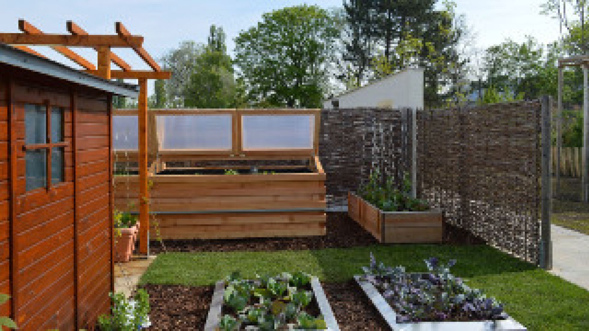 copyright: MA 42 Kleiner Garten mit Hochbeeten