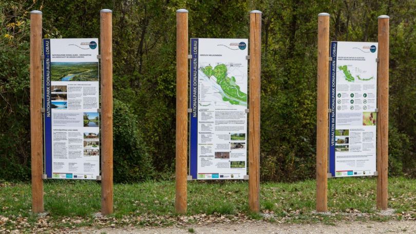 copyright: Stadt Wien - Forst- und Landwirtschaftsbetrieb (MA 49) Besuchsleitsystem in der Lobau