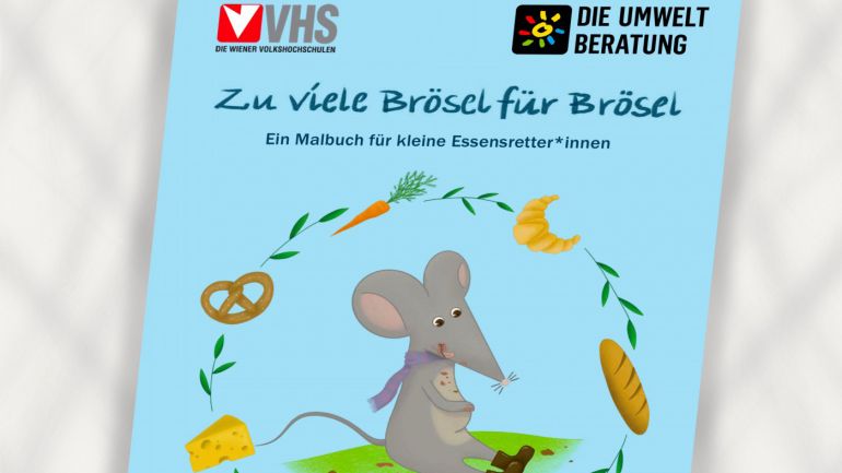 Malbuch mit Maus "Brösel"