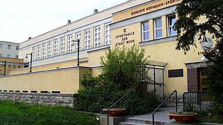 copyright: Sportamt Wien Außenansicht der Dominik-Hofmann Halle