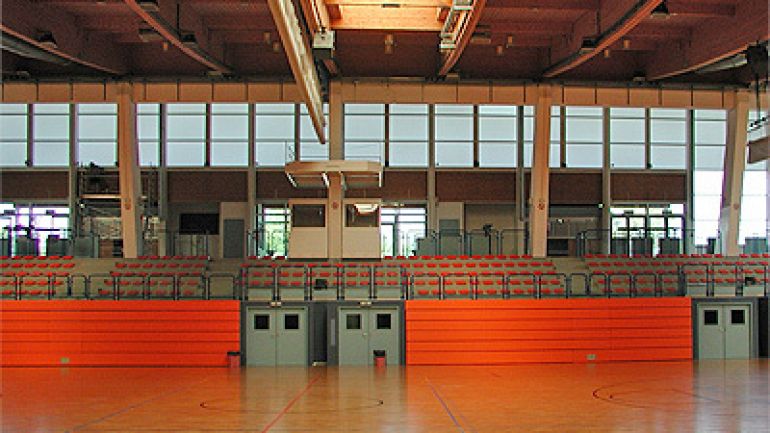 copyright: Stadt Wien Innenansicht der Sporthalle Brigittenau