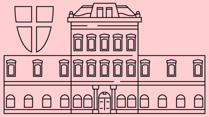 copyright: Stadt Wien Illustration Bezirksamt mit Wappen