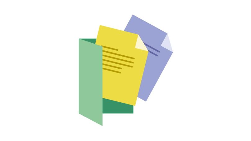 copyright: Stadt Wien Illustration von Dokumenten