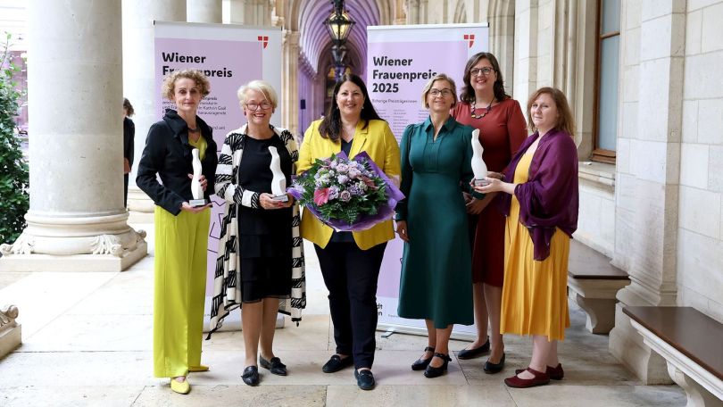 copyright: Stadt Wien/Martin Votava Verleihung des Frauenpreis 2025 durch Frauenstadträtin Kathrin Gaál.