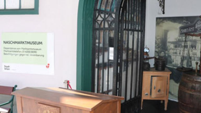 copyright: Stadt Wien/Marktamt Eingang des Naschmarktmuseums