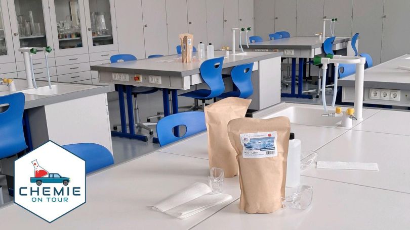 copyright: Chemie on Tour Chemiesaal einer Schule.