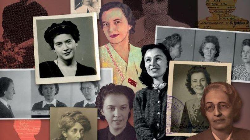 copyright: BV18/Eleonore Kronsteiner Collage aus Fotos von Frauen der Ausstellung "Vierzehn Leben"