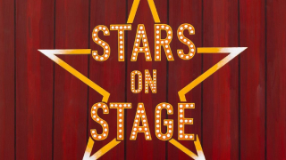 .Stars on stage.