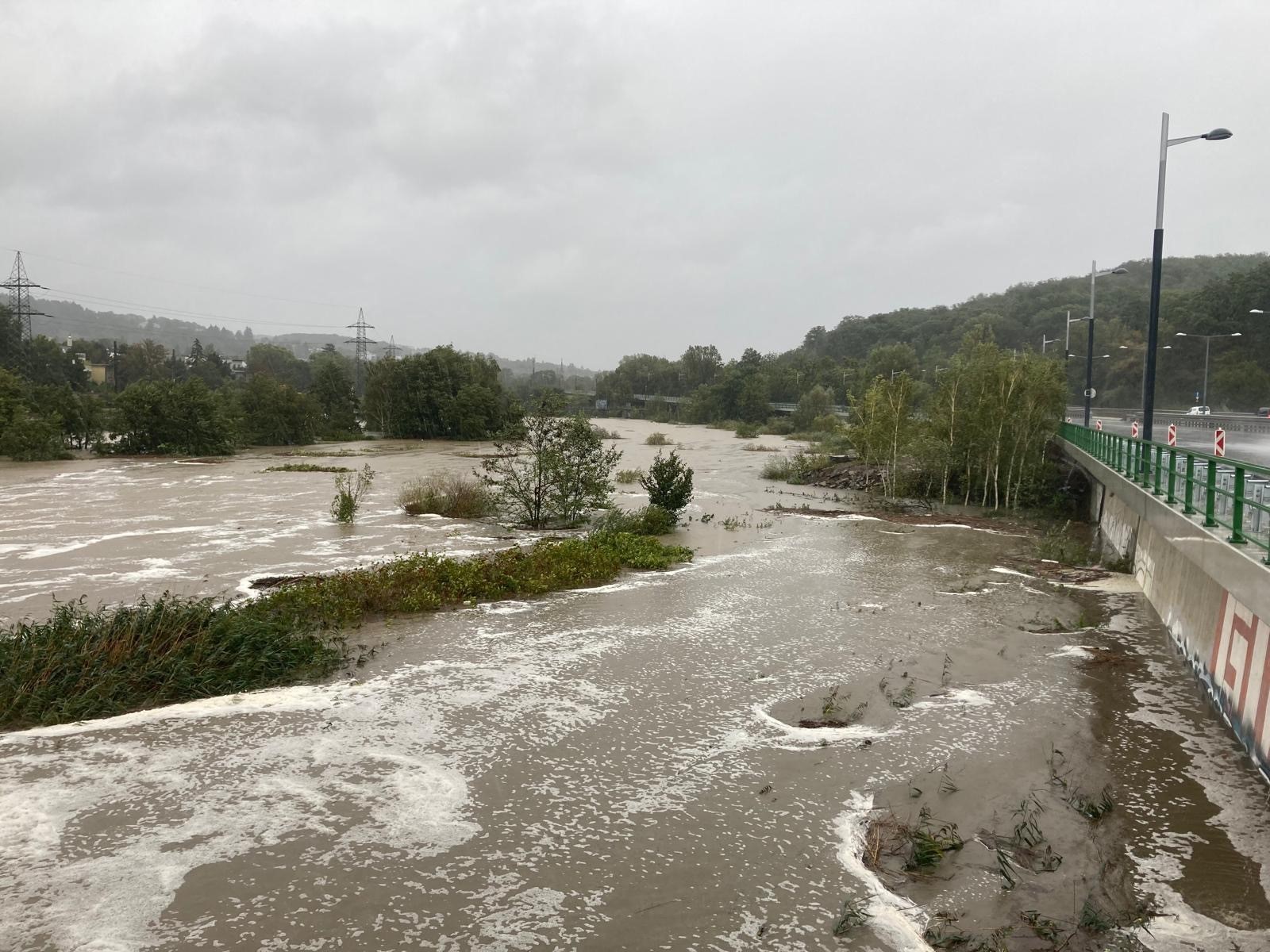 Hochwasser am Wienfluss