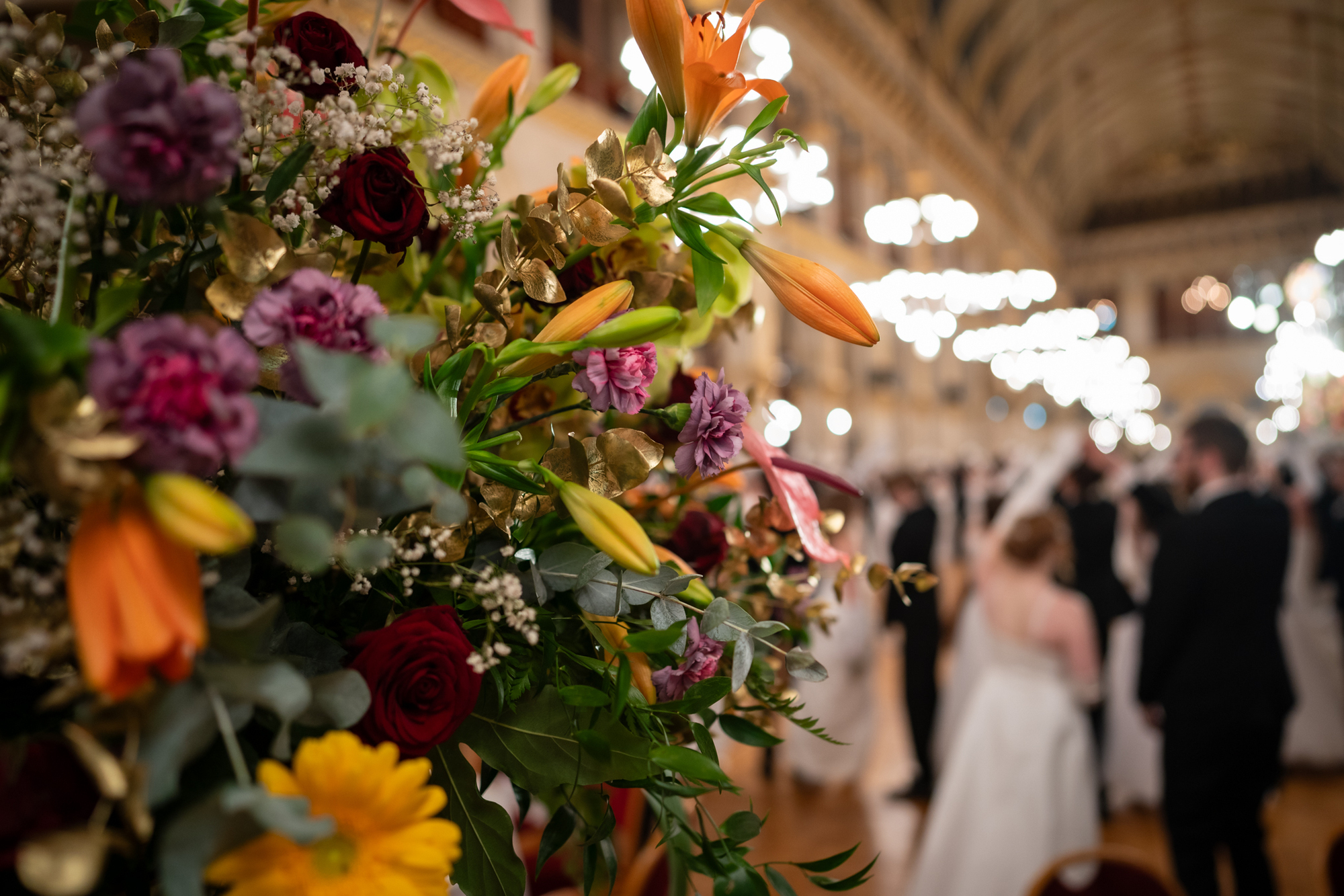 Blumenschmuck im Wiener Rathaus