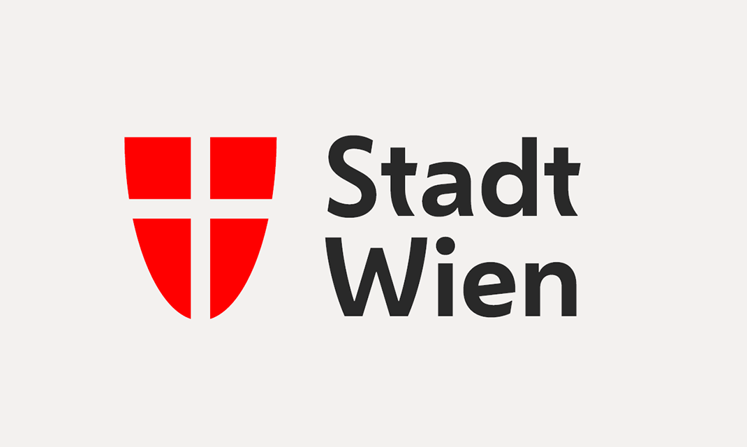 Logo der Stadt Wien auf hellgrauem Grund