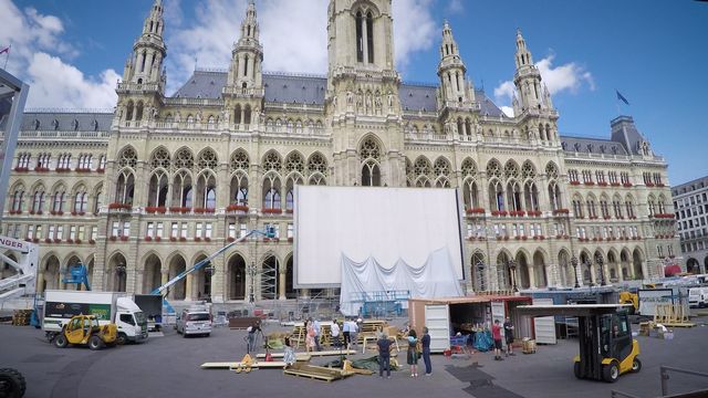 Wiener Film Festival 2017 - Aufbauarbeiten