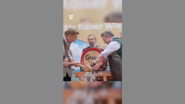 Bieranstich auf der Kaiser Wiesn