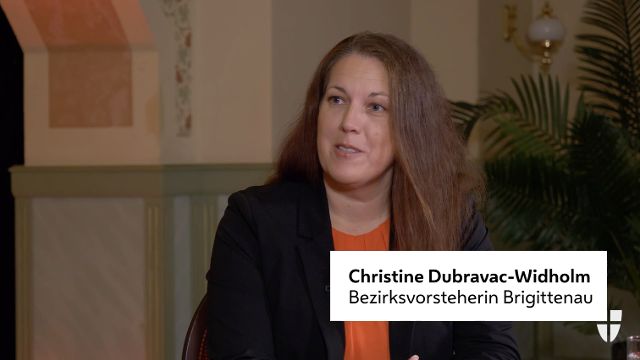 Christine Dubravac-Widholm bei Tesarek im Rathaus