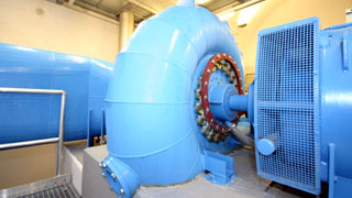 Francis-Turbine with generator